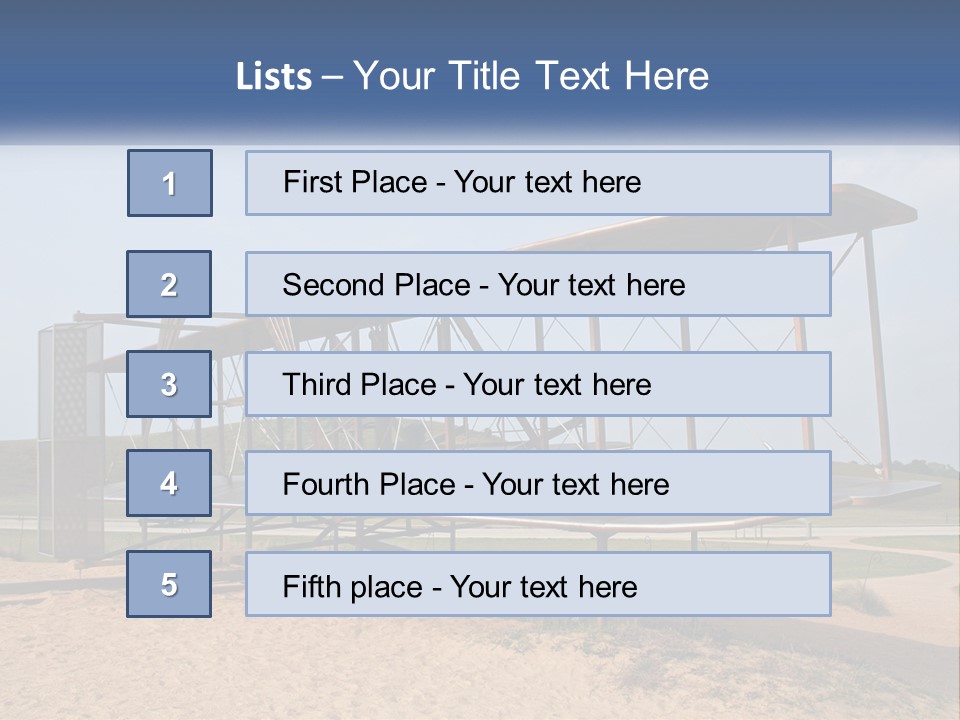 An Old Airplane Sitting On Top Of A Dirt Field PowerPoint Template