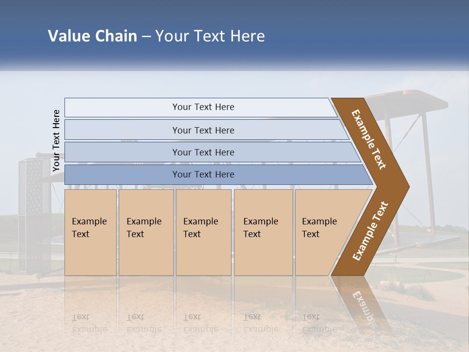 An Old Airplane Sitting On Top Of A Dirt Field PowerPoint Template