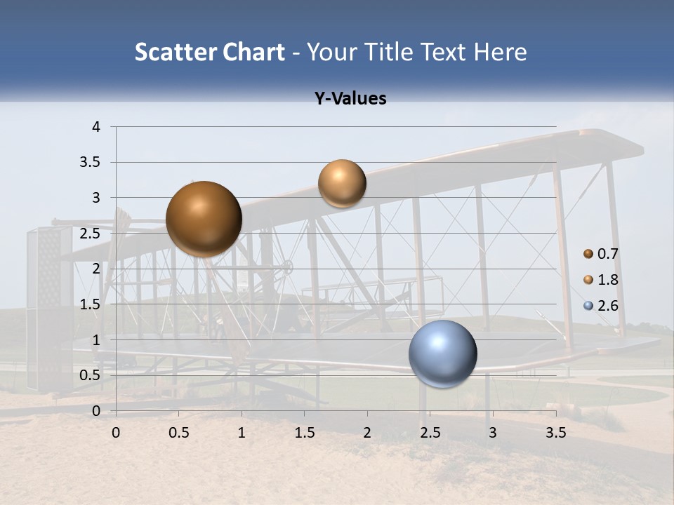 An Old Airplane Sitting On Top Of A Dirt Field PowerPoint Template