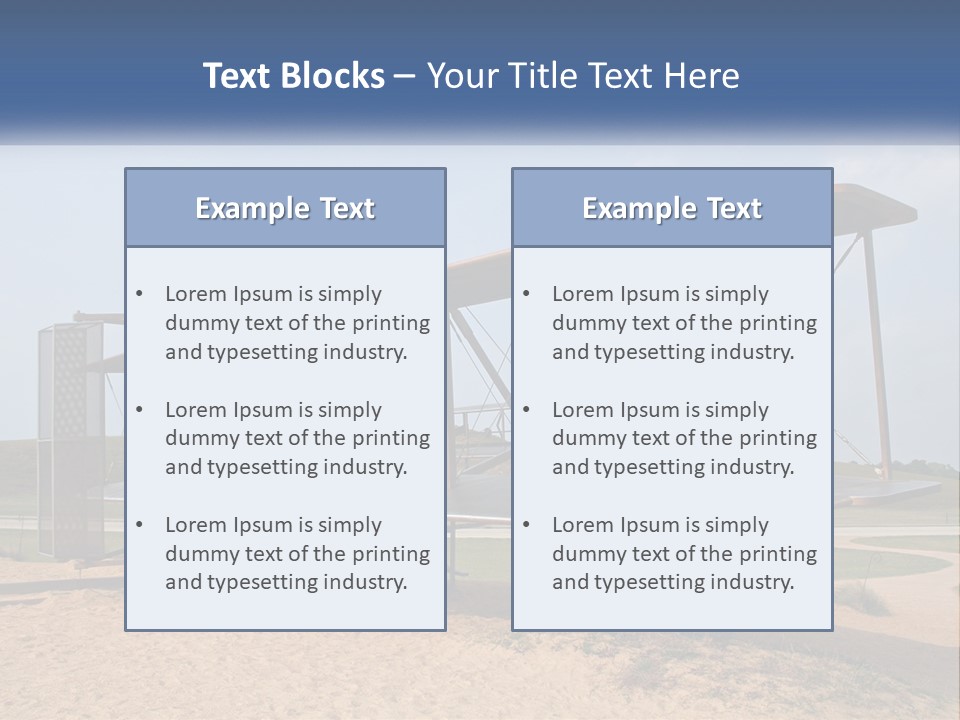 An Old Airplane Sitting On Top Of A Dirt Field PowerPoint Template