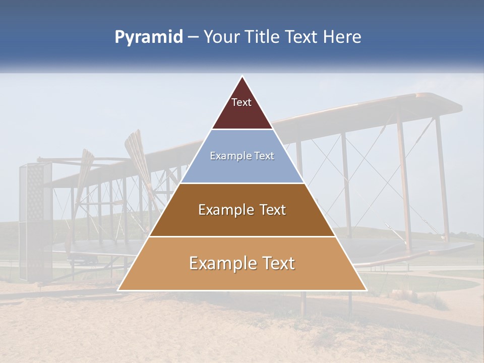 An Old Airplane Sitting On Top Of A Dirt Field PowerPoint Template