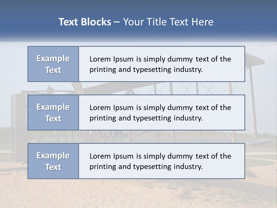 An Old Airplane Sitting On Top Of A Dirt Field PowerPoint Template