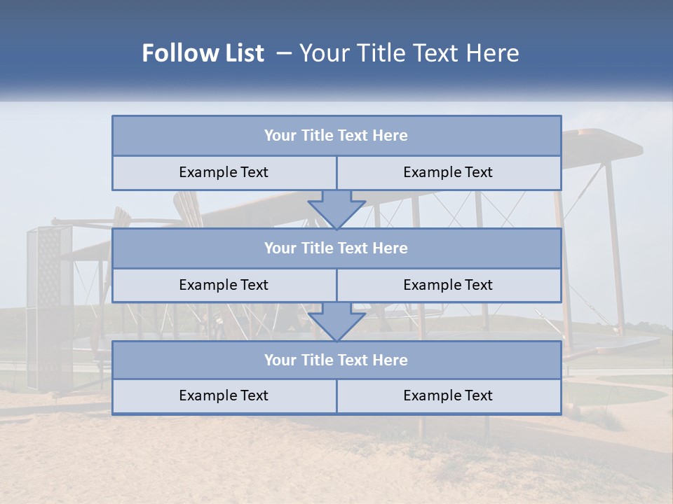 An Old Airplane Sitting On Top Of A Dirt Field PowerPoint Template