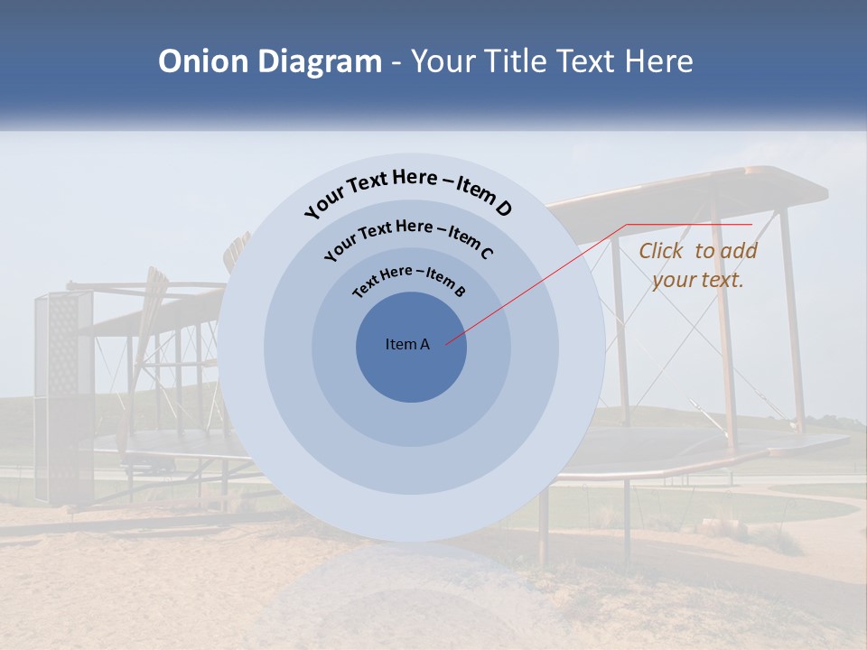 An Old Airplane Sitting On Top Of A Dirt Field PowerPoint Template