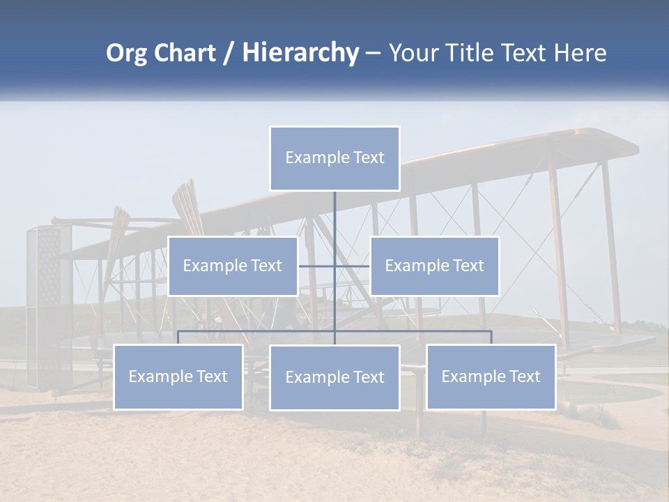 An Old Airplane Sitting On Top Of A Dirt Field PowerPoint Template