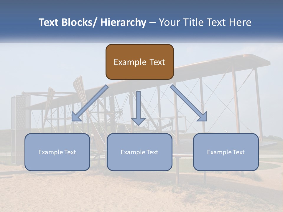 An Old Airplane Sitting On Top Of A Dirt Field PowerPoint Template