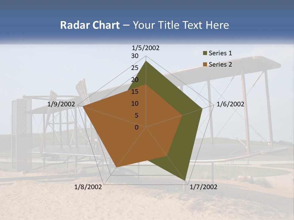 An Old Airplane Sitting On Top Of A Dirt Field PowerPoint Template