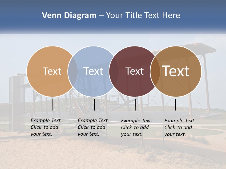 An Old Airplane Sitting On Top Of A Dirt Field PowerPoint Template