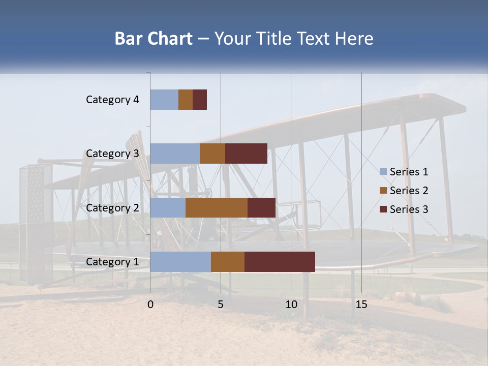 An Old Airplane Sitting On Top Of A Dirt Field PowerPoint Template