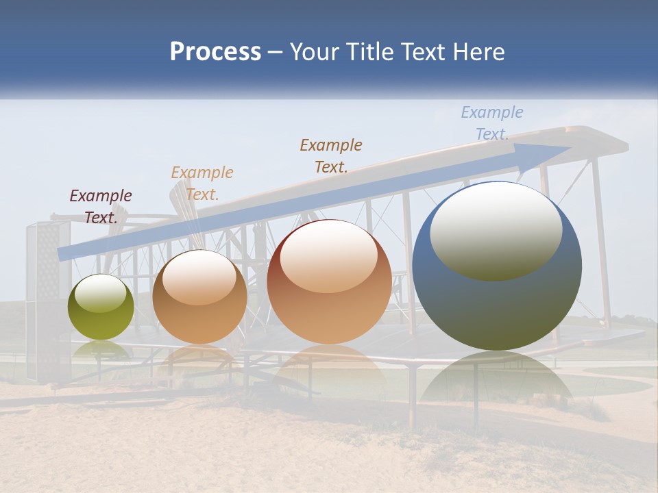 An Old Airplane Sitting On Top Of A Dirt Field PowerPoint Template