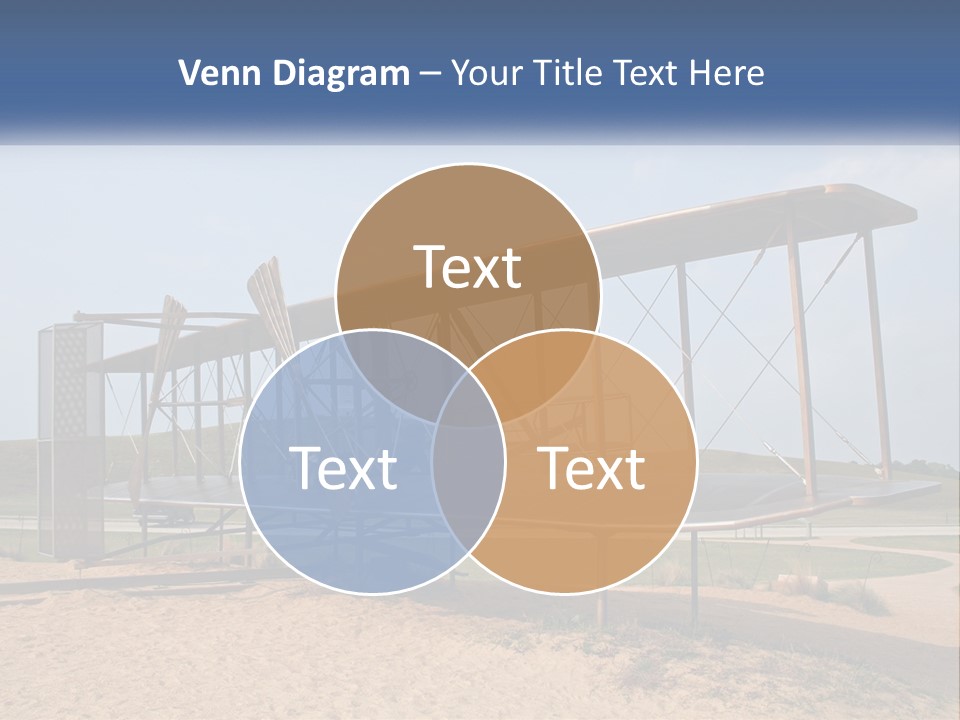 An Old Airplane Sitting On Top Of A Dirt Field PowerPoint Template