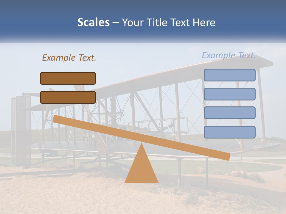 An Old Airplane Sitting On Top Of A Dirt Field PowerPoint Template