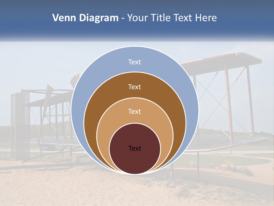 An Old Airplane Sitting On Top Of A Dirt Field PowerPoint Template