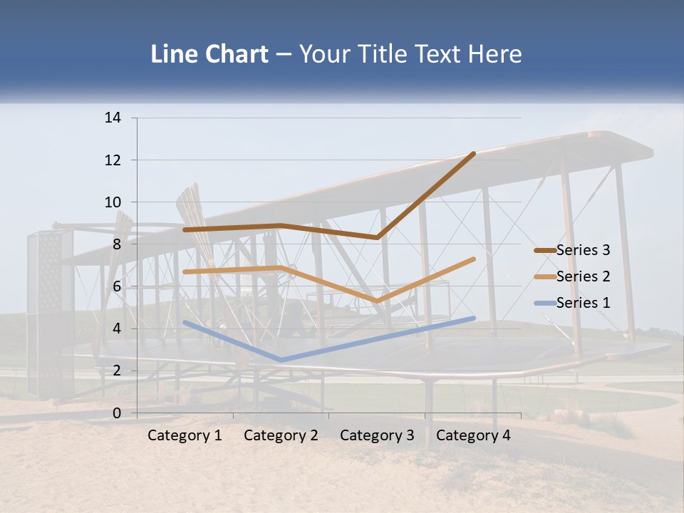 An Old Airplane Sitting On Top Of A Dirt Field PowerPoint Template