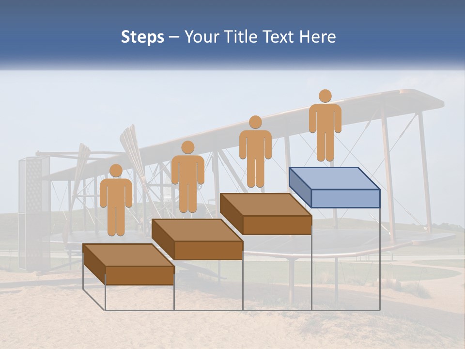 An Old Airplane Sitting On Top Of A Dirt Field PowerPoint Template