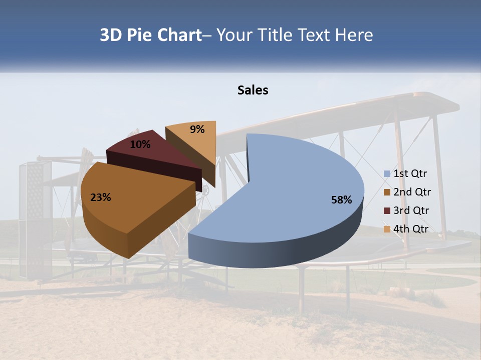 An Old Airplane Sitting On Top Of A Dirt Field PowerPoint Template