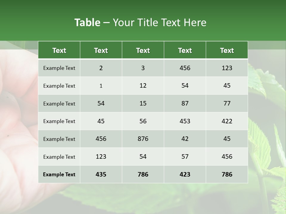 A Person Holding A Berry In Their Hand PowerPoint Template