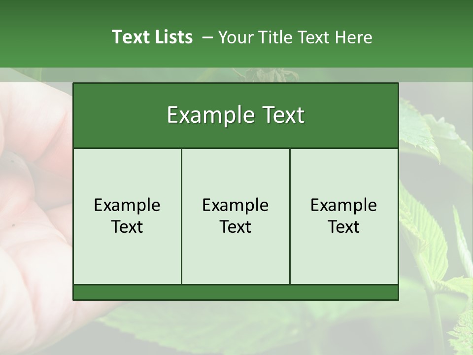 A Person Holding A Berry In Their Hand PowerPoint Template