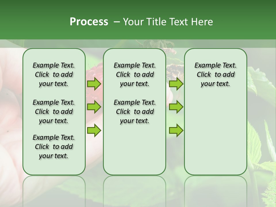 A Person Holding A Berry In Their Hand PowerPoint Template