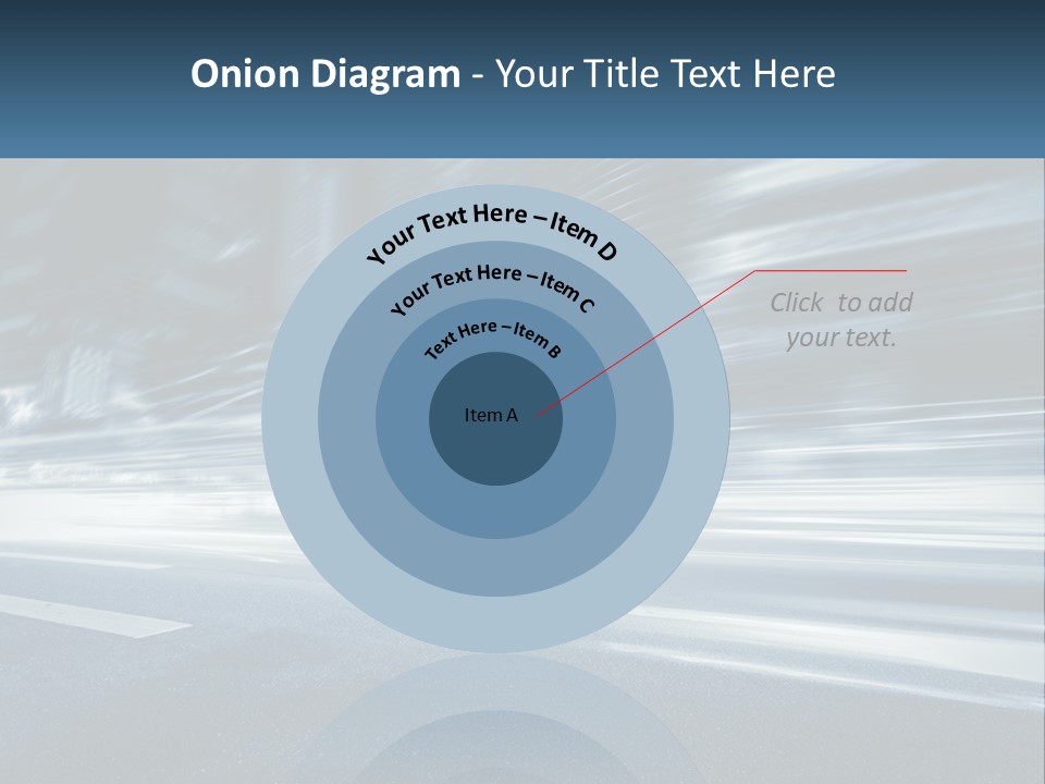 A Blurry Image Of A City Street At Night PowerPoint Template