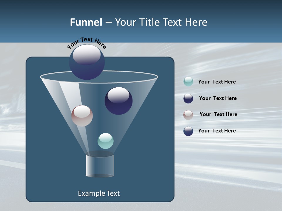 A Blurry Image Of A City Street At Night PowerPoint Template