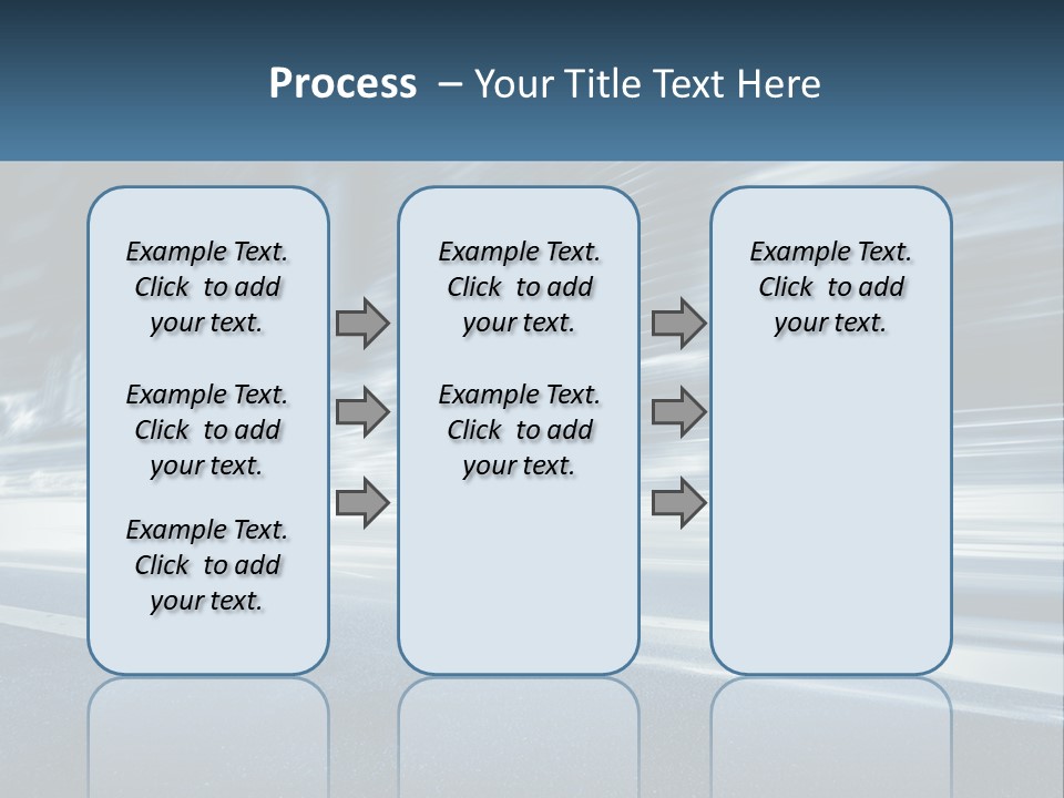 A Blurry Image Of A City Street At Night PowerPoint Template