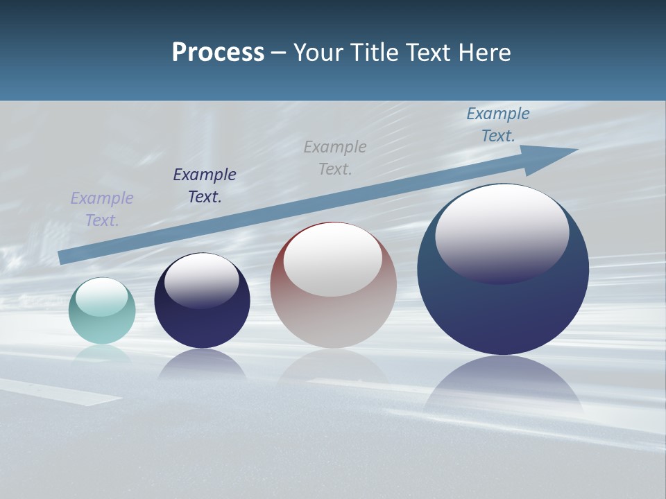 A Blurry Image Of A City Street At Night PowerPoint Template