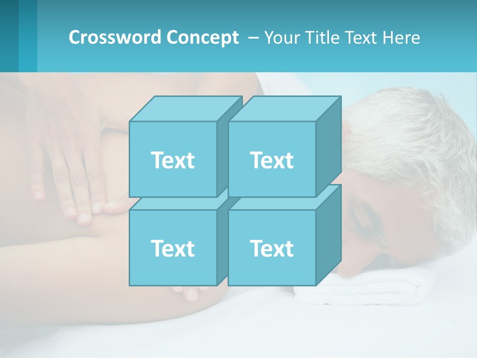 A Man Getting A Back Massage From A Woman PowerPoint Template