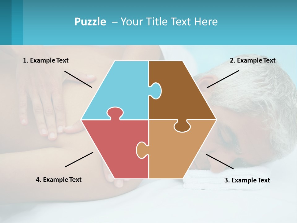 A Man Getting A Back Massage From A Woman PowerPoint Template