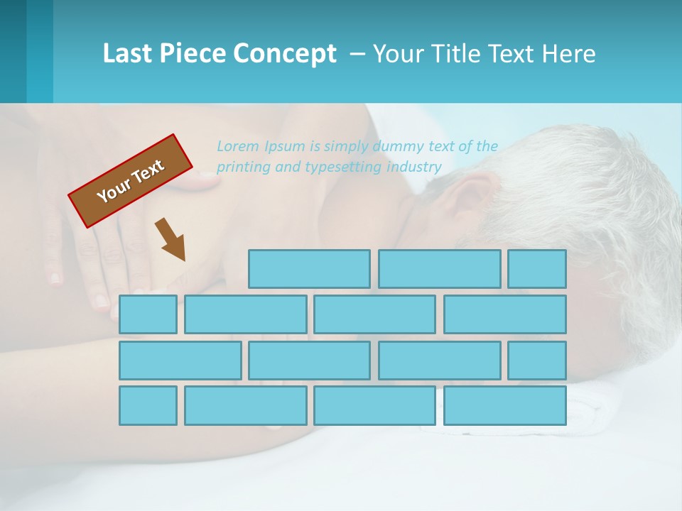 A Man Getting A Back Massage From A Woman PowerPoint Template