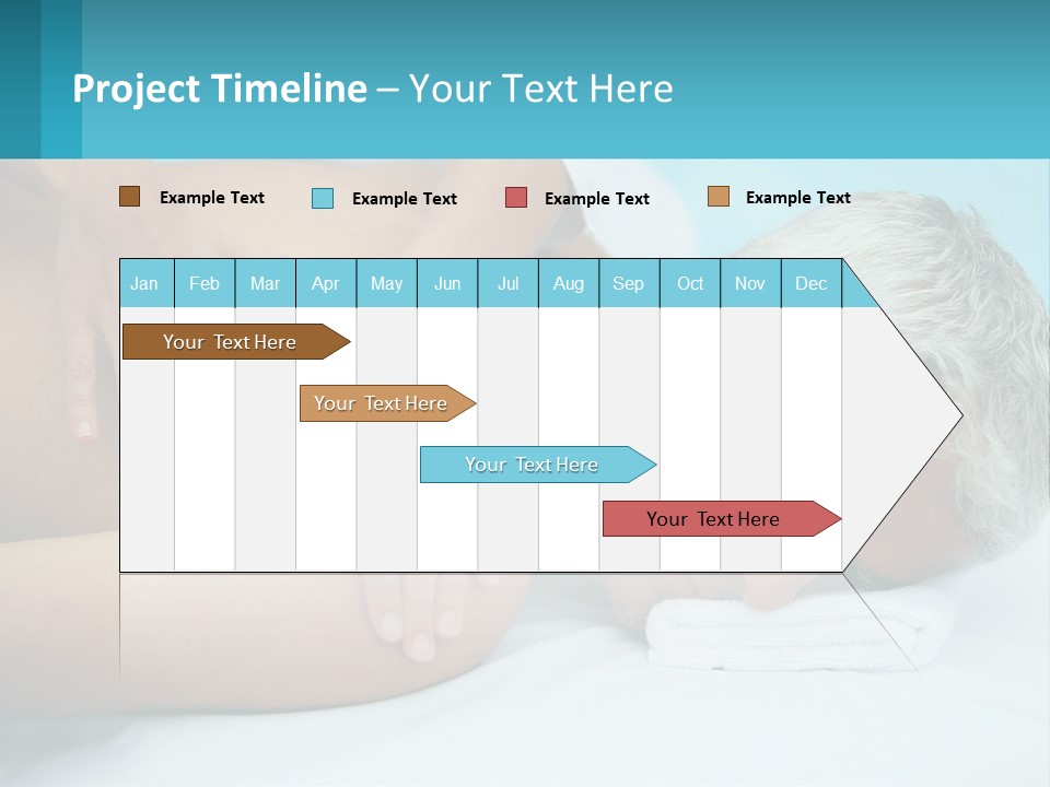 A Man Getting A Back Massage From A Woman PowerPoint Template