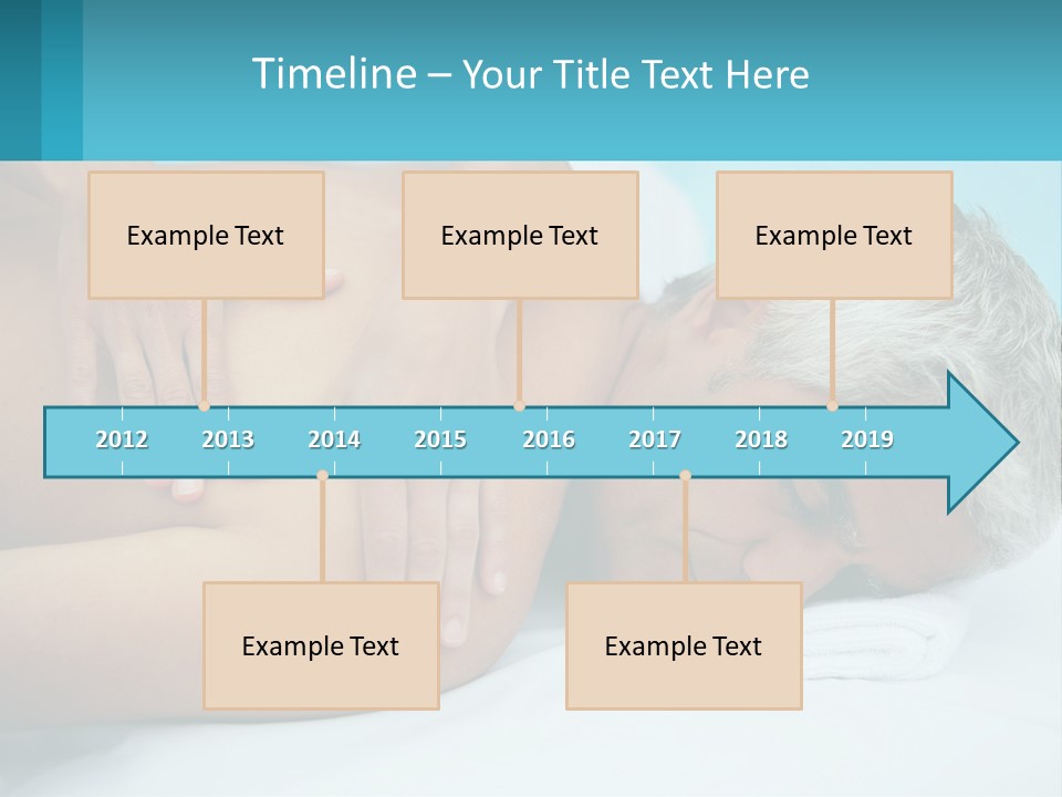 A Man Getting A Back Massage From A Woman PowerPoint Template