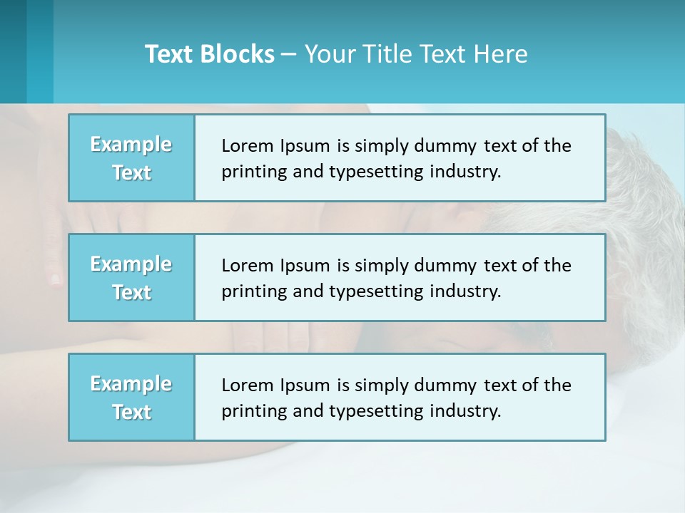 A Man Getting A Back Massage From A Woman PowerPoint Template