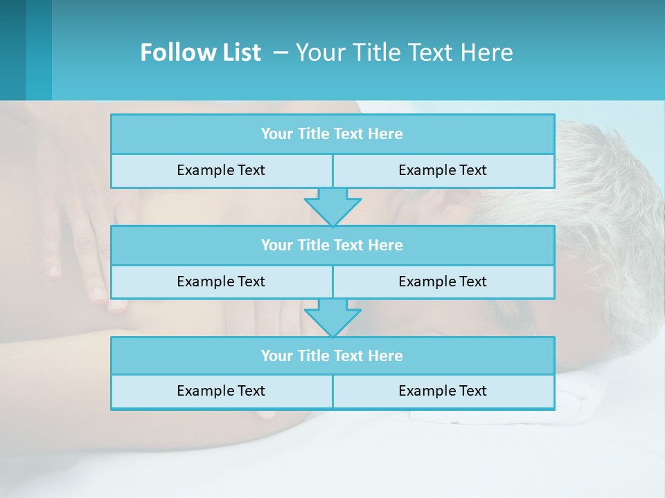 A Man Getting A Back Massage From A Woman PowerPoint Template
