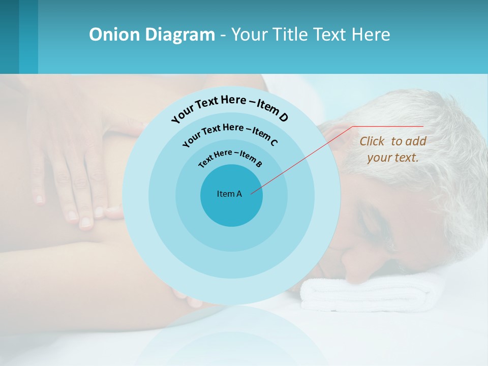 A Man Getting A Back Massage From A Woman PowerPoint Template