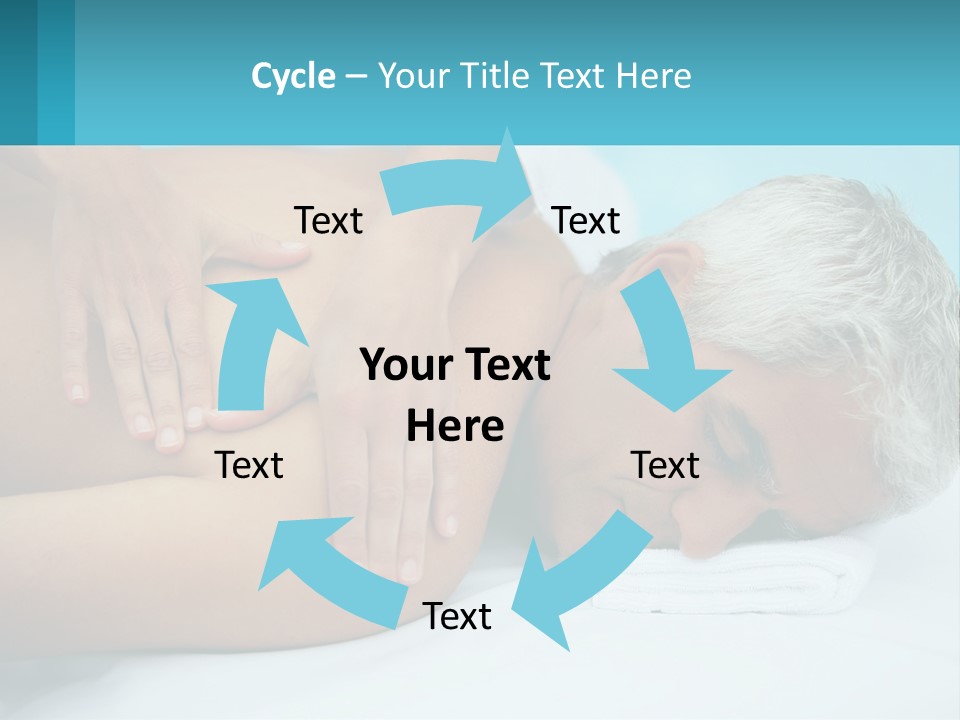 A Man Getting A Back Massage From A Woman PowerPoint Template