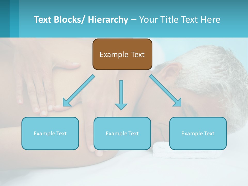 A Man Getting A Back Massage From A Woman PowerPoint Template