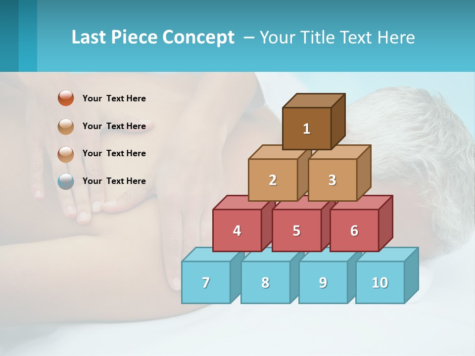 A Man Getting A Back Massage From A Woman PowerPoint Template