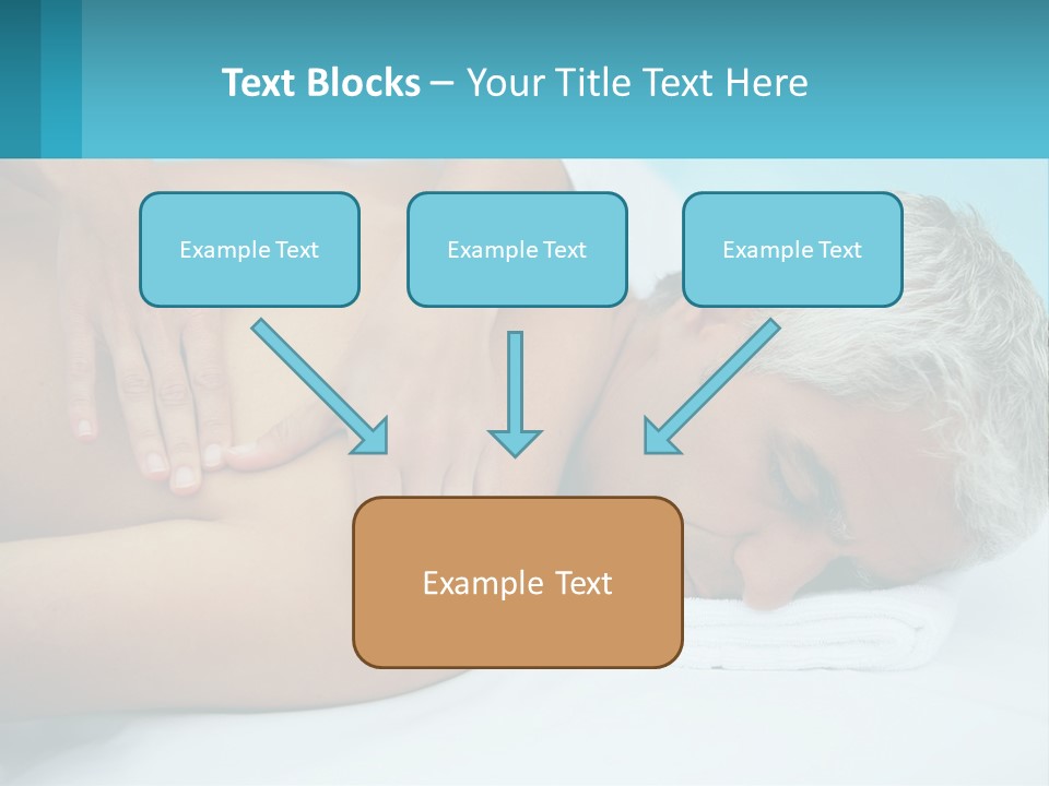 A Man Getting A Back Massage From A Woman PowerPoint Template