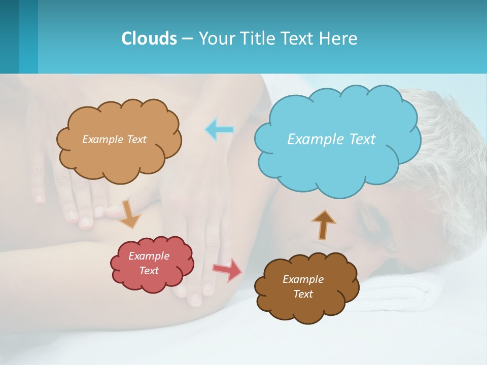 A Man Getting A Back Massage From A Woman PowerPoint Template