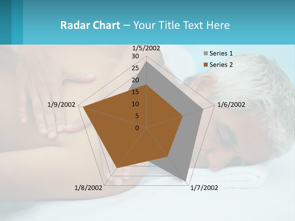 A Man Getting A Back Massage From A Woman PowerPoint Template