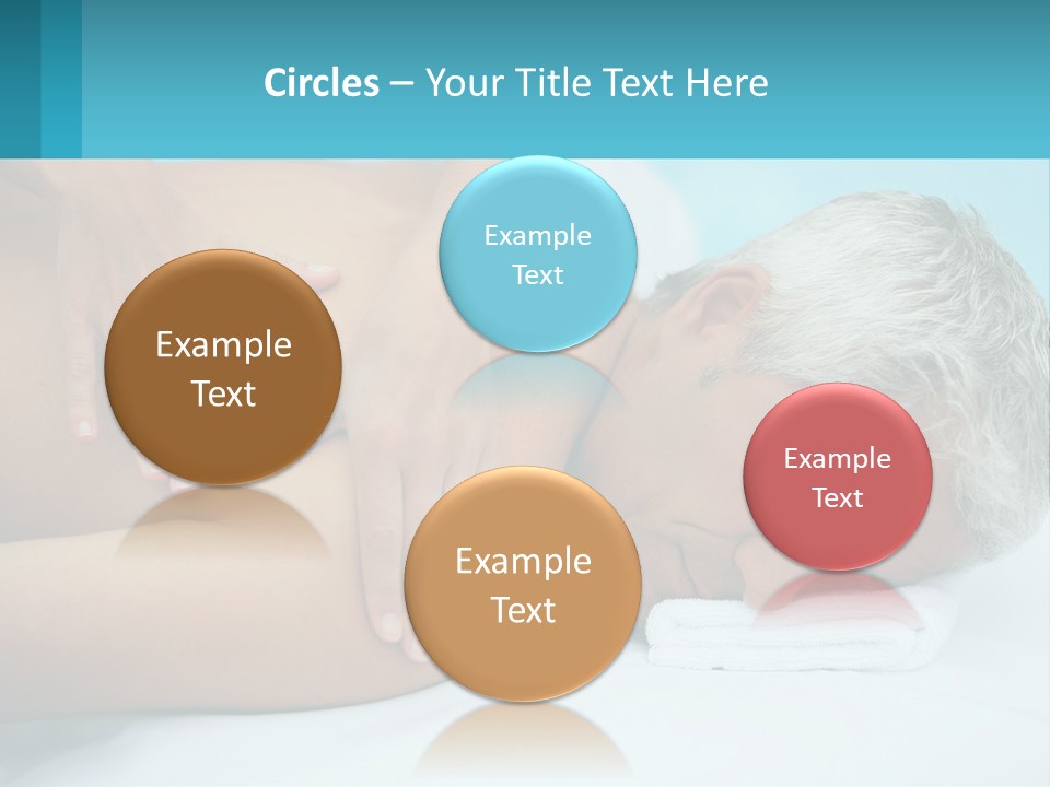 A Man Getting A Back Massage From A Woman PowerPoint Template