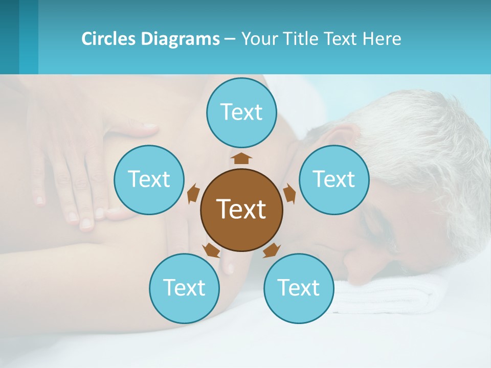 A Man Getting A Back Massage From A Woman PowerPoint Template