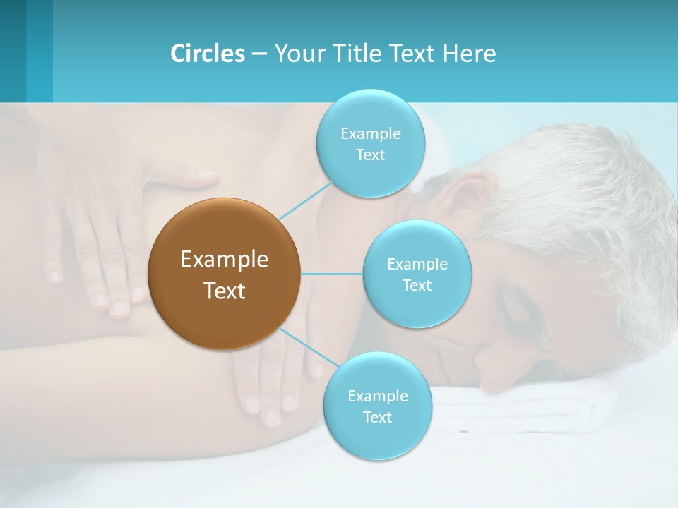 A Man Getting A Back Massage From A Woman PowerPoint Template