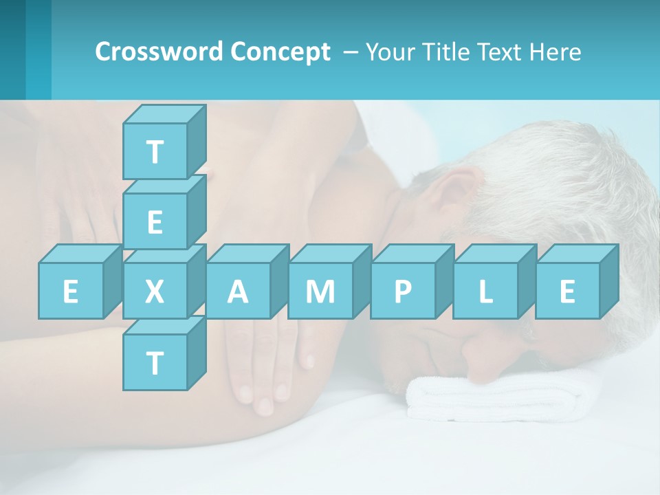 A Man Getting A Back Massage From A Woman PowerPoint Template