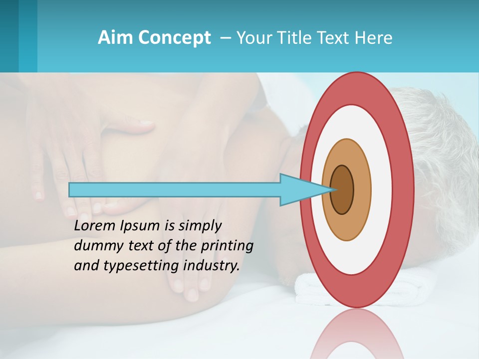 A Man Getting A Back Massage From A Woman PowerPoint Template