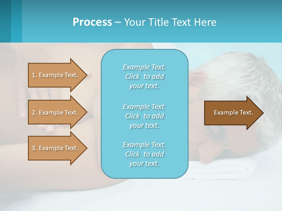 A Man Getting A Back Massage From A Woman PowerPoint Template