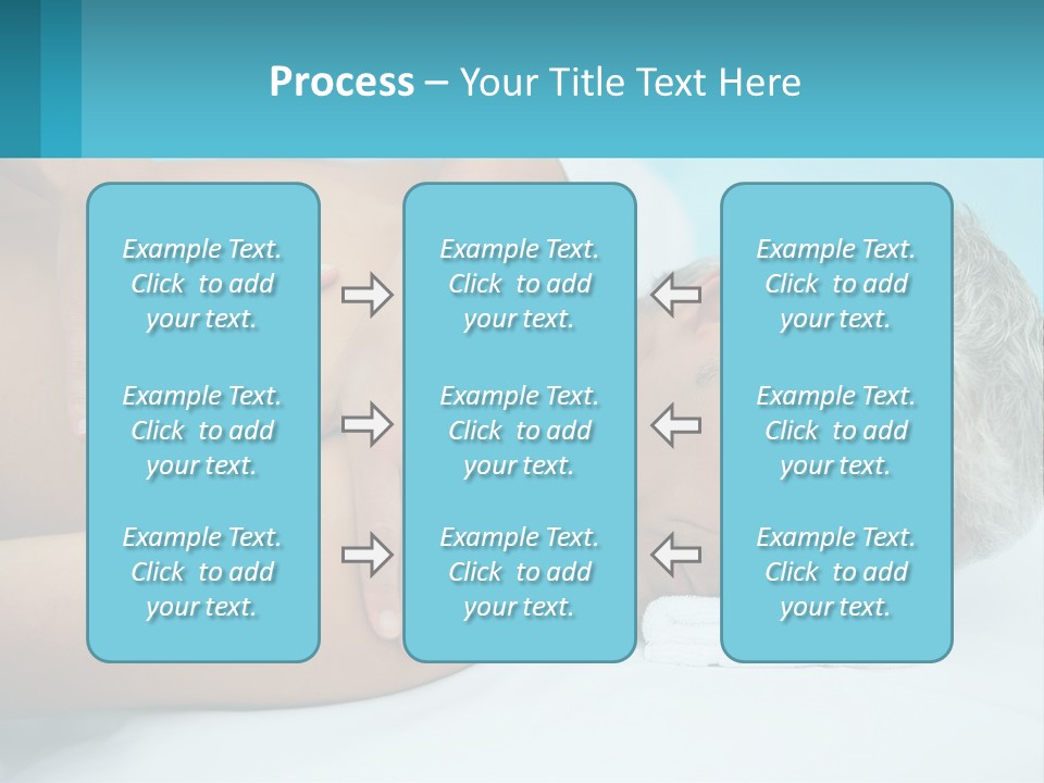 A Man Getting A Back Massage From A Woman PowerPoint Template