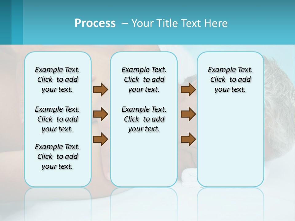 A Man Getting A Back Massage From A Woman PowerPoint Template