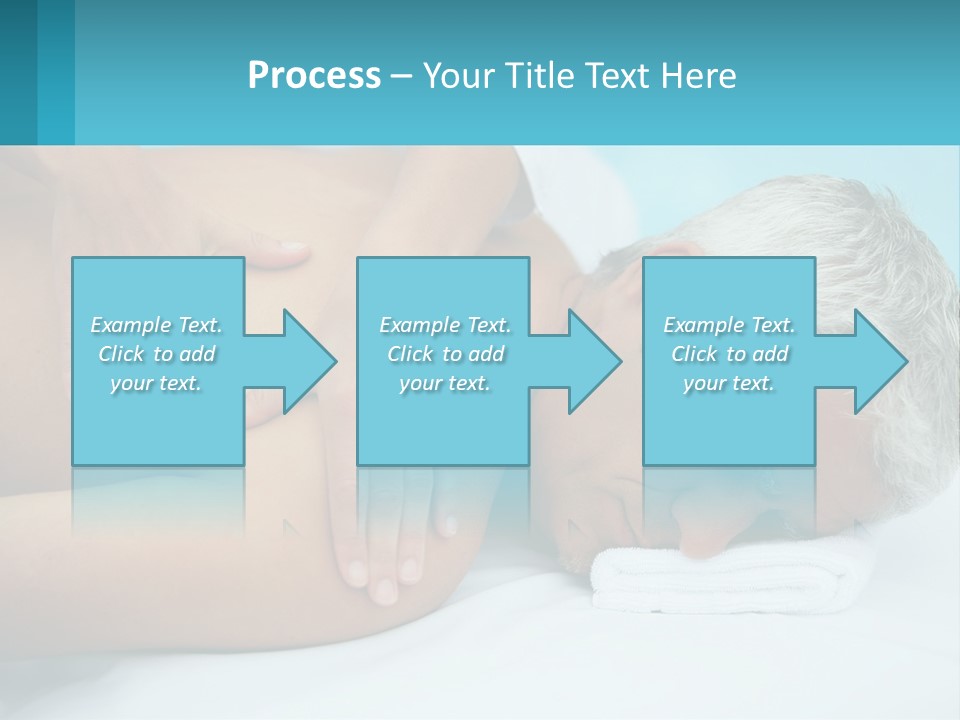 A Man Getting A Back Massage From A Woman PowerPoint Template